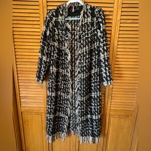 Boston Proper full length duster jacket